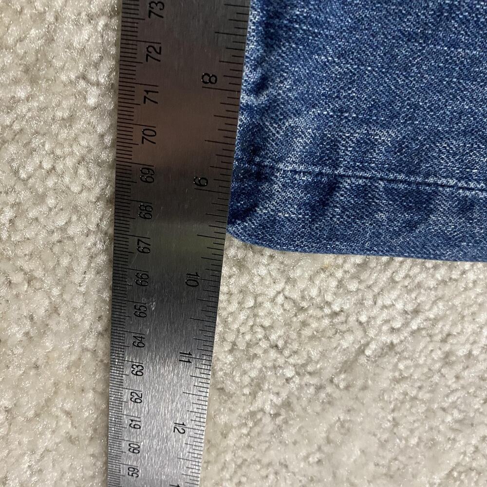 VTG Y2K Hollister Hermosa Low Rise Boot Jeans Mens 34x34 Blue Distressed Bootcut - Picture 12 of 13